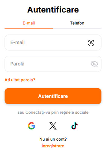 Conectare la Hit'N'Spin Casino
